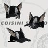 Autumn And Winter Wasteland Style Personalized Iron Ring Denim Hole Baseball Cap – A Must-have for Going Out Parties, Outdoor Mountaineering, Camping And Cycling