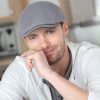 6pcs Men&Apos;S Mesh Flat Cap Breathable Summer Newsboy Cap Taxi Driver Flat Top. Suitable for Men And Women