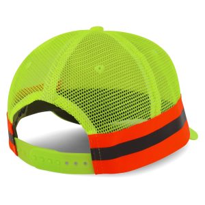 Reflector High-Visibility Constructed Trucker Cap