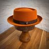 PORK PIE Felt Hat, Men’s And Women’s Top Hat Dress Banquet,, Men’s, Women’s Top Hat Felt Hat, Couple Hat, Valentine’s Day Gift