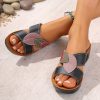 Ladies Slip-on Fashion Slippers, Anti-slip Soft Sole Leisurely