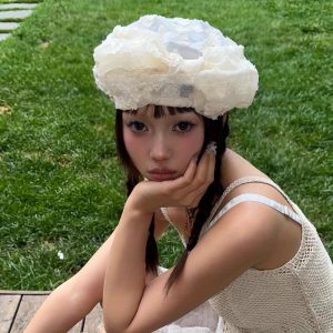 Women's Vintage Beret Hat - Soft Lightweight Facial Accentuating Painter-style, for Parties, Everyday & Formal Events - Retro French Artist Look, Elegant French Inspired Hat, Party Accessory, Structured Headwear