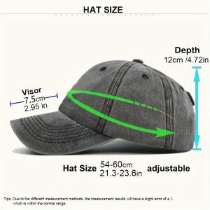 1pc Women'S Cotton Baseball Cap with Inspirational 
