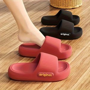 Women'S Summer Home Slippers for Couples, Non-Slip and Odor-Resistant