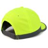 High Visibility Reflective Trim Safety Baseball Cap