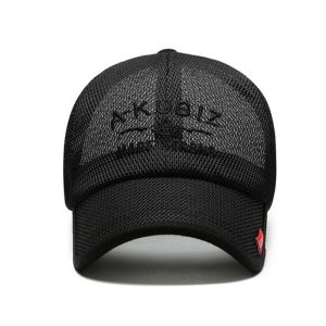 5pcs, Fashion Letters Embroidery Baseball Caps, Women Men Snapback Cap, Female Male Visors Sun Hat, Unisex Adjustable Mesh Breathable Lightweight Trucker Hats