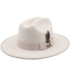 Jazz Hat Western Cowboy Hat Sunshade Men’s Felt Hat Women’s Felt Hat Dress Party,, Valentine’s Day Gift