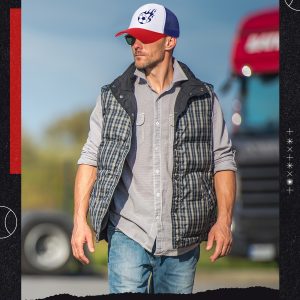 10pcs Mesh Trucker Hats - Breathable Polyester Baseball Caps with Adjustable Strap, Red & Blue Color Scheme, Perfect for Outdoor Sports & Casual Wear, Breathable Headwear | Modern Baseball Cap | Curved Brim Cap, YAOMIAO