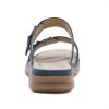 Women’S Casual Slide Sandals – Lightweight, Comfortable Retro Wedge with Buckle Straps, Beige PU Cover, TPR Sole, Flat Heel, Open Toe Design for Casual Attire, Strappy Sandals