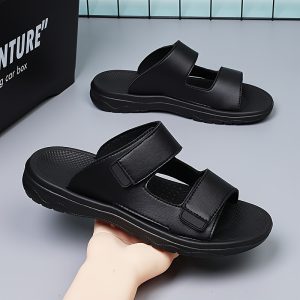 Unisex Plus Size Classic Retro Premium Synthetic Cover Sole Casual Outdoor Sports Vacation Beach Garden Comfortable Versatile Fashion Sandals for Couples